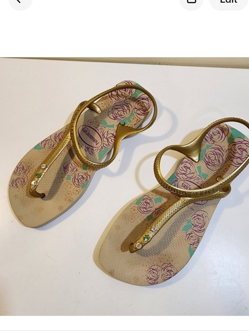 Havaianas Flash Rubber Strappy Sandals size 39
